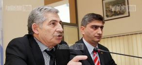 Press conference of Gagik Baghdasaryan and Zaven Arakelyan