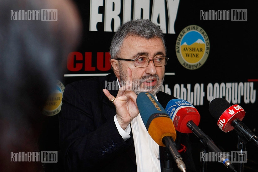 Press conference of Ashot Grigoryan,  the Chairman of the Forum of Armenian Associations of Europe (FAAE)