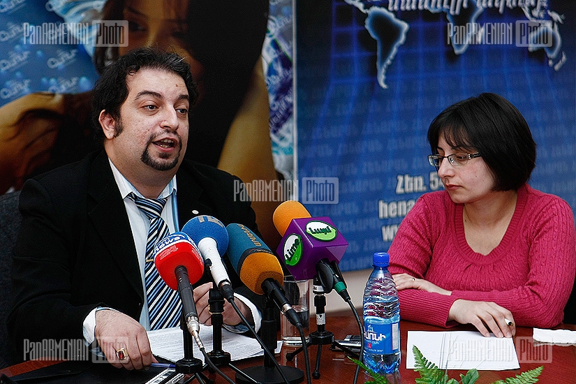 Press conference of the head of the Assembly of Azerbaijani-Armenians Grigori Ayvazyan 