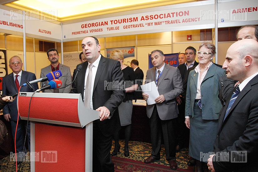  «CTS 2013» տասներկուերորդ միջազգային Կովկասյան զբոսաշրջային երկօրյա ցուցահանդեսի մեկնարկը Երևանում