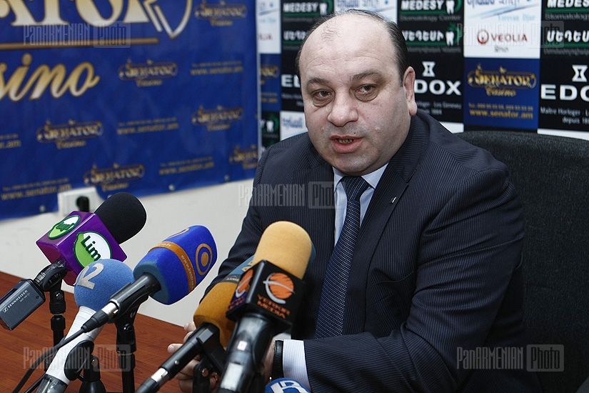 Press conference of member of the Orinats Yerkir faction Hovhannes Margaryan