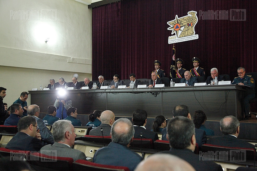 Состоялось заседание коллегии Министерства по чрезвычайным ситуациям РА