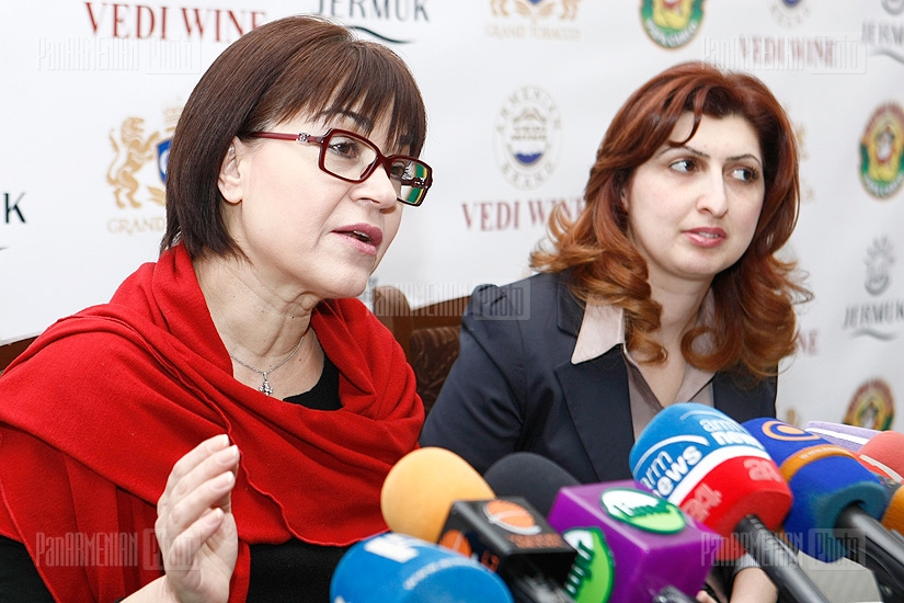 Press conference of  Tsvetana Paskaleva, member of international Documentary association