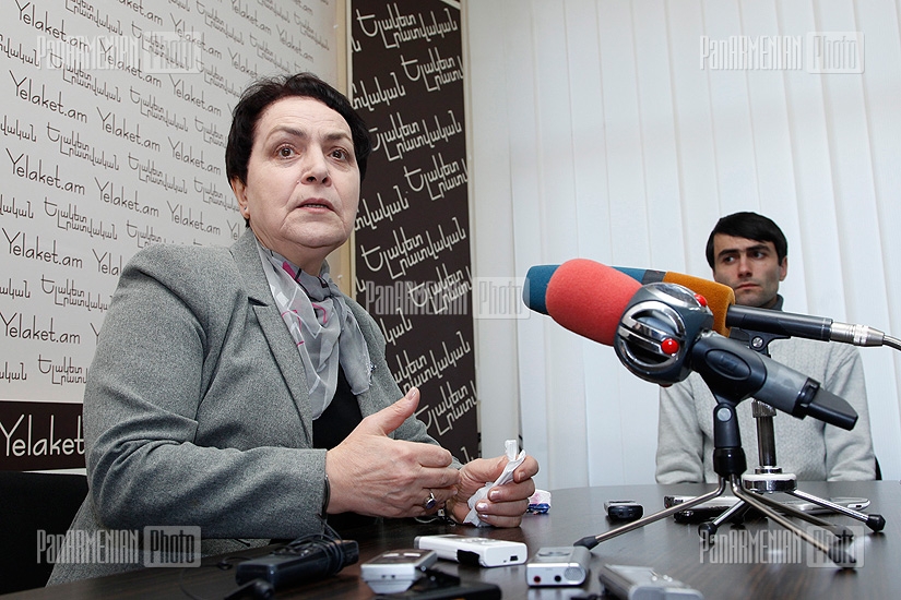 Press conference of the first RA Human Rights Defender, former deputy of 