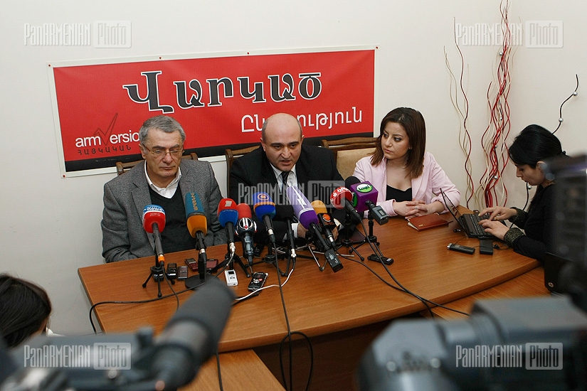 Press conference of RA chief infectionist Ara Asoyan  and Artavazd Vanyan