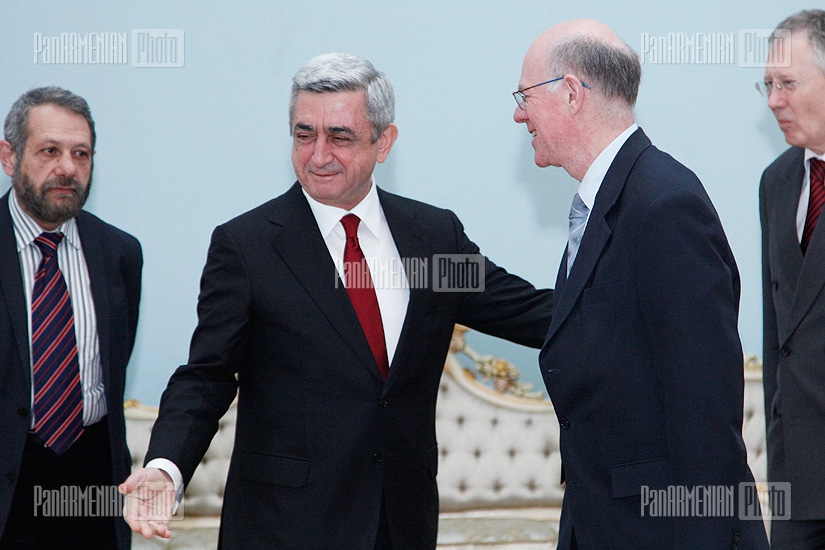 RA president Serzh Sragsyan received the President of the FRG Bundestag Norbert Lammert