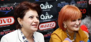 Press conference of Anush Sedrakyan and Karine Achemyan