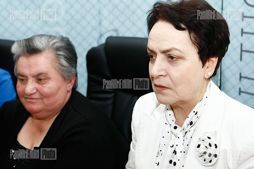 Խաչանուշ Հակոբյանի, Մարգարիտ Եսայանի և Լարիսա Ալավերդյանի մամուլիս ասուլիսը