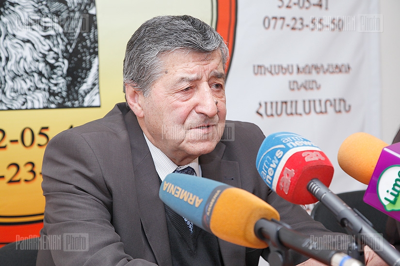 Пресс-конференция лидера партии «Национальный демократический альянс» Аршака Садояна