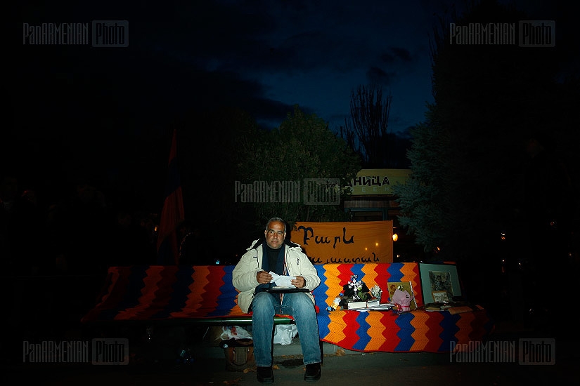 Лидер партии «Наследие» Раффи Ованнисян продолжает голодовку