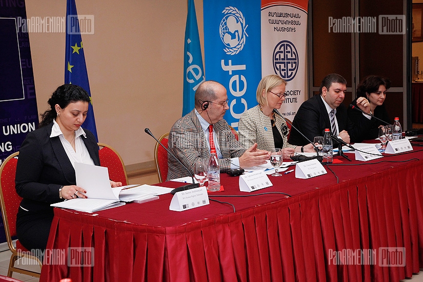 Presentation of the research on brutal treatment of children in Armenia