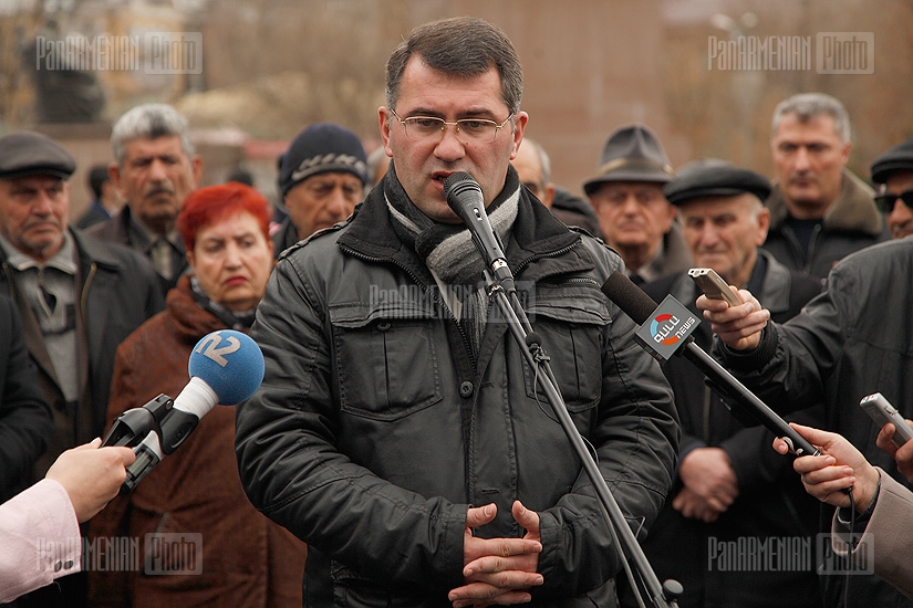 Press conference of Armen Martirosyan