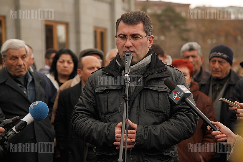 Press conference of Armen Martirosyan