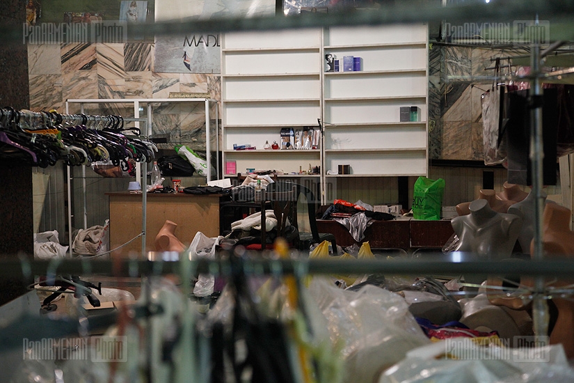 Underground passage of Abovyan-Moskovyan crossroads. Book sellers evicted ahead of repair