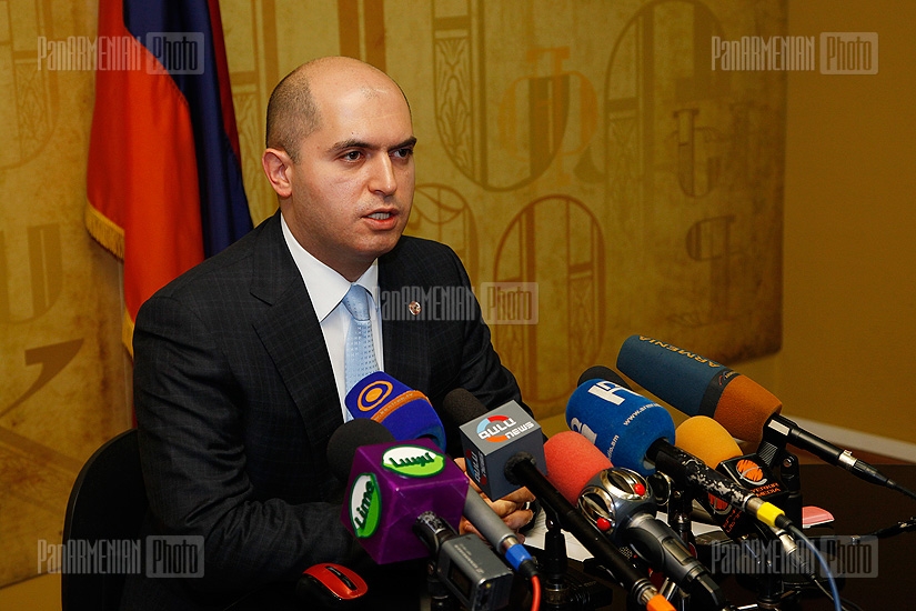 Press conference of RA Minister of Education and Science Armen Ashotyan