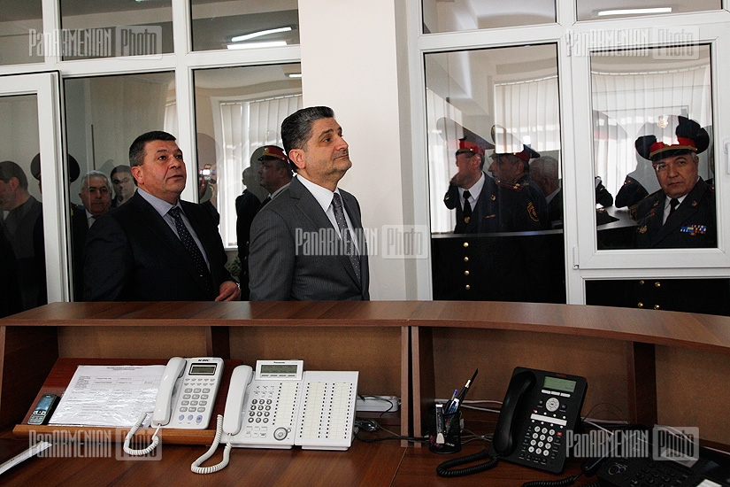 RA Prime Minister Tigran Sargsyan attended the opening of a new department of the RA Police