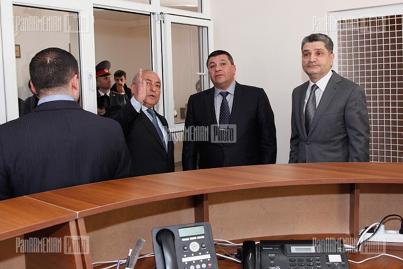 RA Prime Minister Tigran Sargsyan attended the opening of a new department of the RA Police