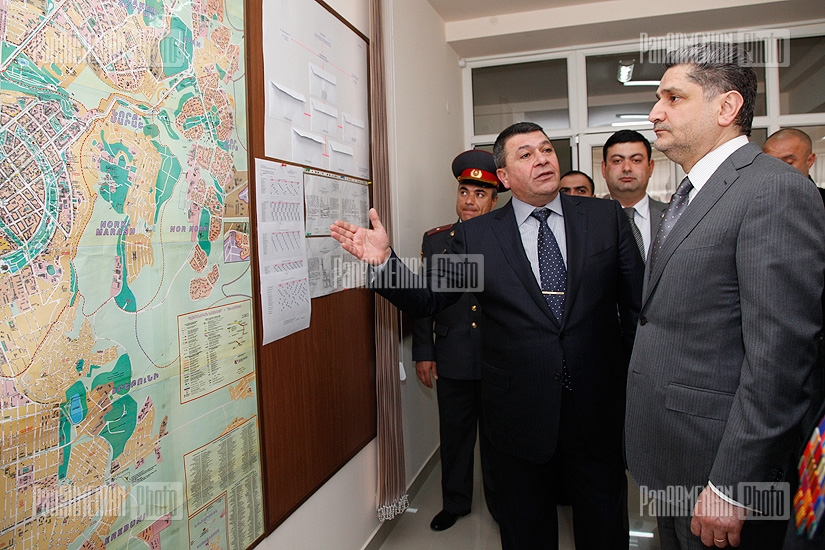 RA Prime Minister Tigran Sargsyan attended the opening of a new department of the RA Police