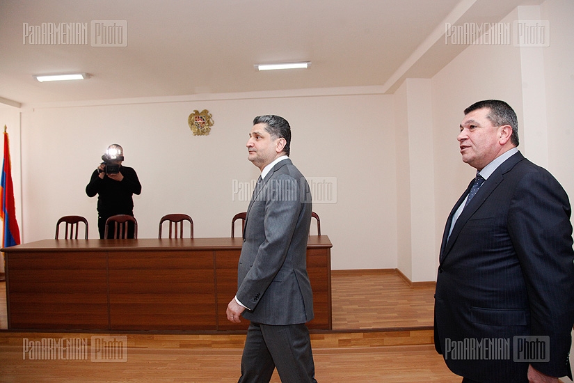 RA Prime Minister Tigran Sargsyan attended the opening of a new department of the RA Police