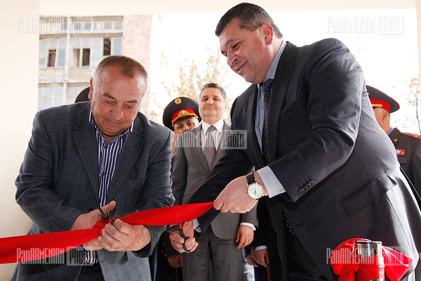 RA Prime Minister Tigran Sargsyan attended the opening of a new department of the RA Police