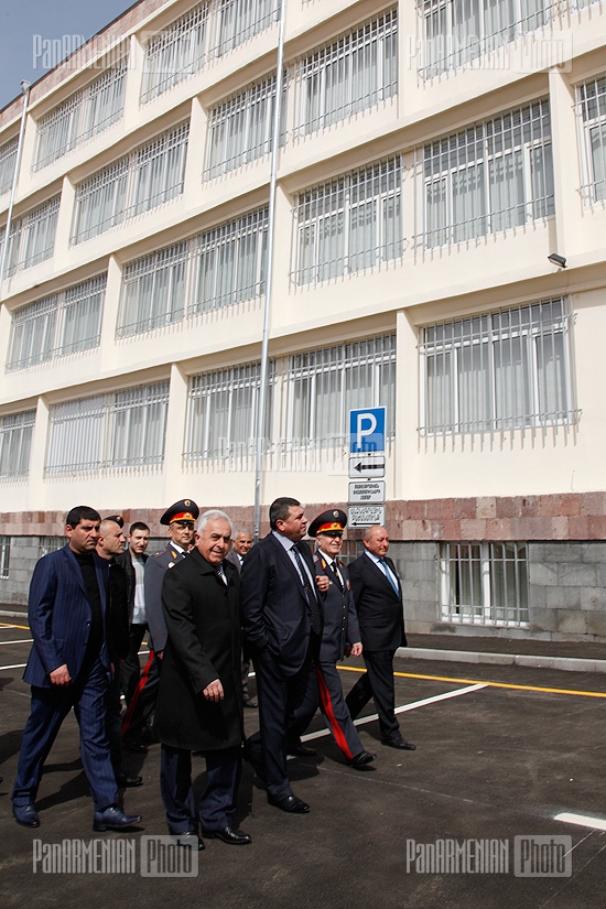 RA Prime Minister Tigran Sargsyan attended the opening of a new department of the RA Police