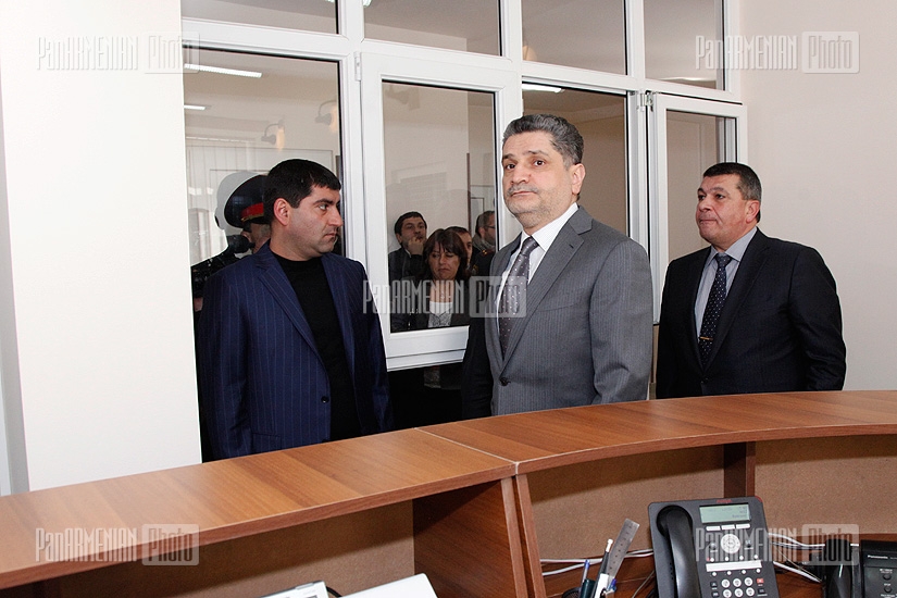 RA Prime Minister Tigran Sargsyan attended the opening of a new department of the RA Police