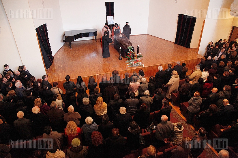  Burial ceremony of Aramais Sahakyan