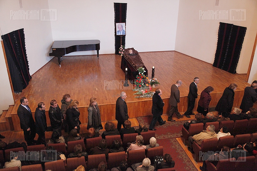  Burial ceremony of Aramais Sahakyan