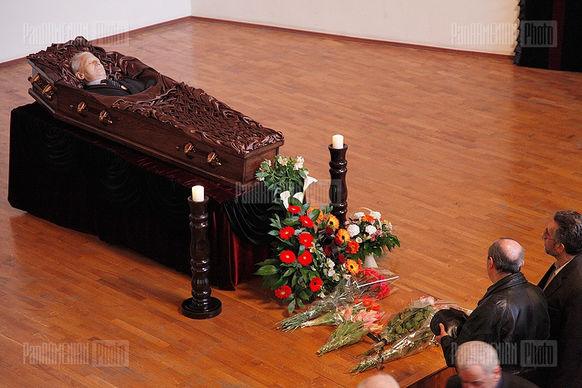  Burial ceremony of Aramais Sahakyan