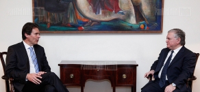 ՀՀ ԱԳՆ նախարար Էդվարդ Նալբանդյանը ընդունեց ԵՄ-ի կողմից գլխավոր բանակցող Գունար Վիգանդին