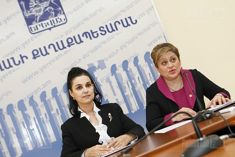 Пресс-конференция Гаяне Согомоняна и Рузанны Закарян