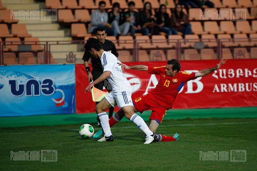 Сборная Армении по футболу провел товарищеский матч с молодежной сборной страны