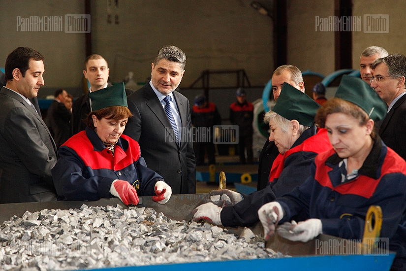RA Prime Minister Tigran Sargsyan visited «Armenian Molybdenum production» 