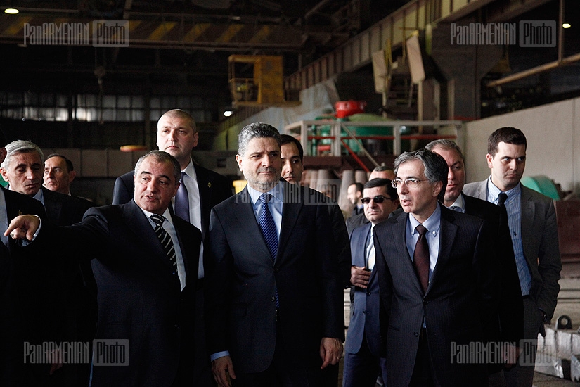  ՀՀ վարչապետ Տիգրան Սարգսյանը այցելեց «Armenian Molybdenum production» գործարանը:
