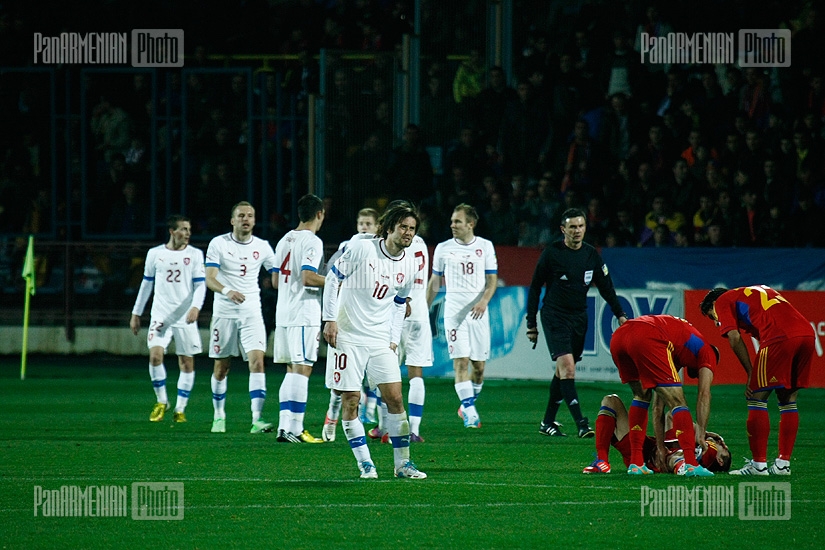 Футбольный матч Армения-Чехия