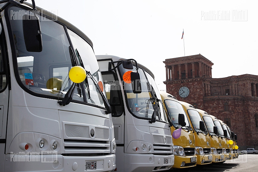 Երևանում շահագործման հանձնվեցին նոր ավտոբուսներ