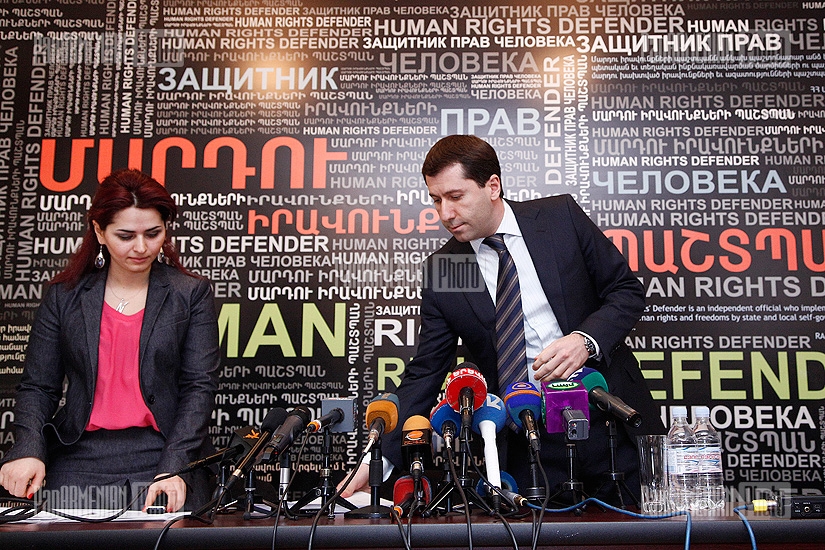 Press conference of RA Human Rights Defender Karen Andreasyan 