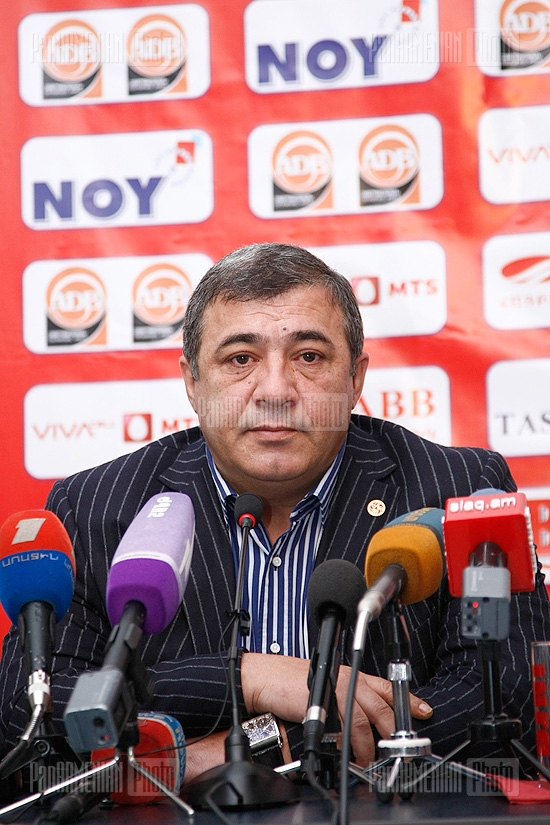 Press conference of Armenian Football Federation President Ruben Hayrapetyan 
