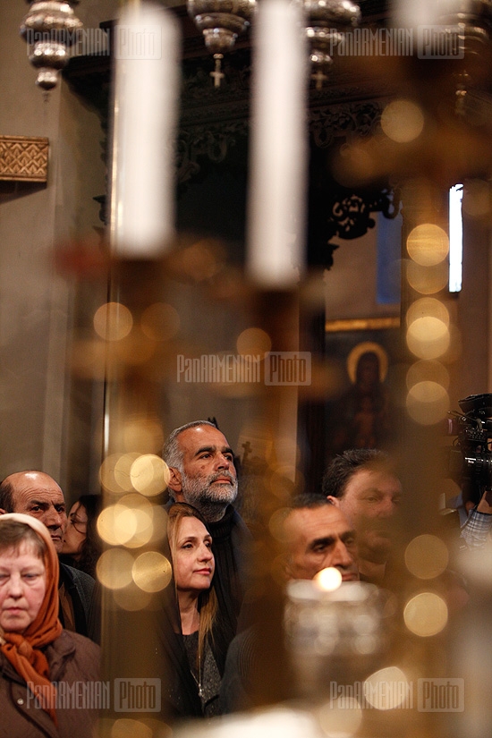 Easter mass at Mother See of Holy Etchmiadzin 