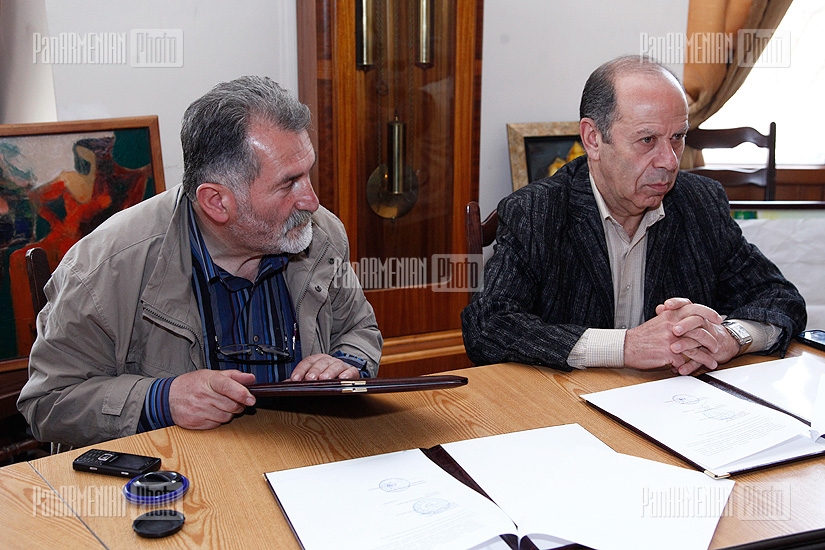 «Հովհաննես Իմաստասեր Կաթողիկոս Օձնեցի» բարեգործական հիմնադրամը վավերացրեց եռակողմ համաձայնագիր Հայաստանի Նկարիչների միության և Հայաստանի Գրողների միության հետ