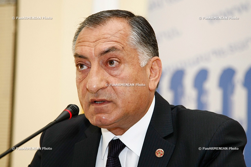 Press conference of Deputy Mayor of Yerevan Kamo Areyan