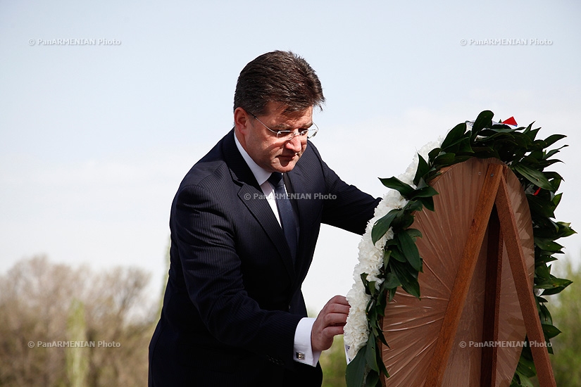 Вице-премьер и министр по европейским делам Словакии Мирослав Лайчак посетил  Цицернакаберд