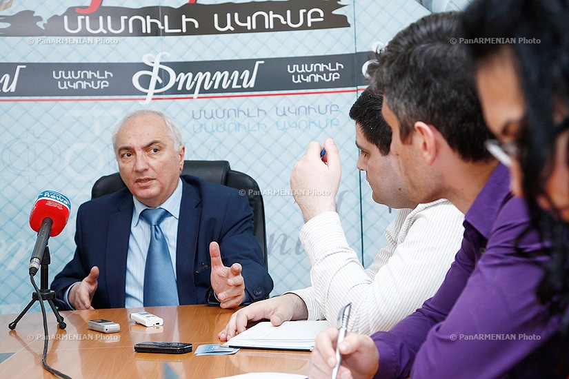 Press conference of Aram G. Sargsyan