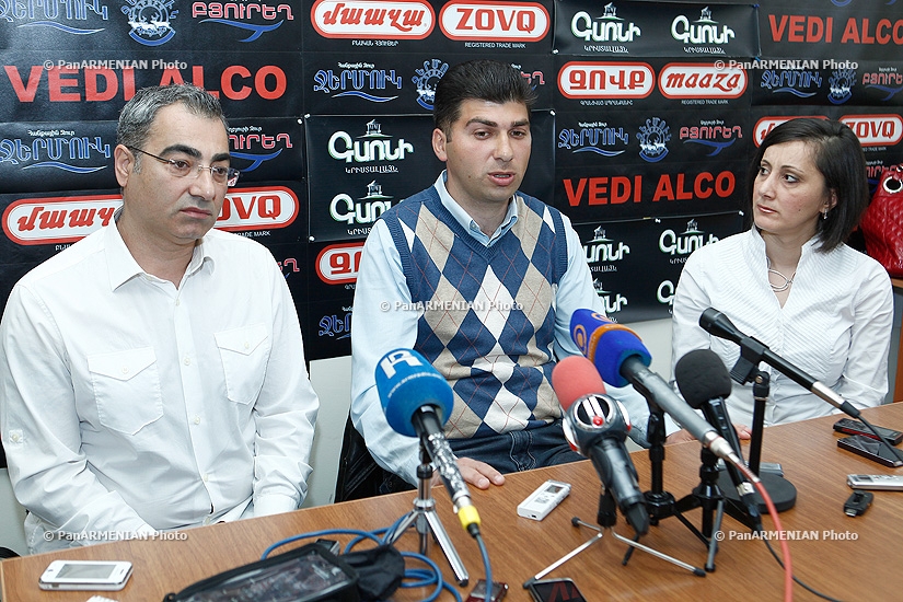 Press conference of Arthur Ispirian and David Sanasaryan