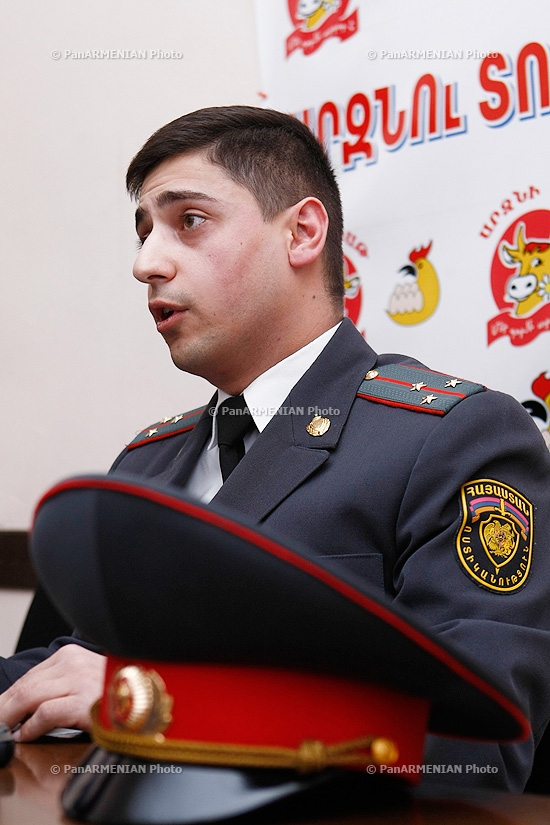 Press conference of Andrey Yashchyan, official from the cyber crime department at the Armenian Police