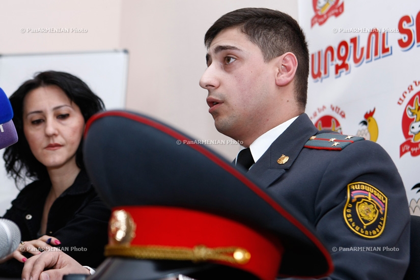 Пресс-конферениця Андрея Яшчяна, сотрудника отдела по борьбе с киберпреступностью Полиции Армении