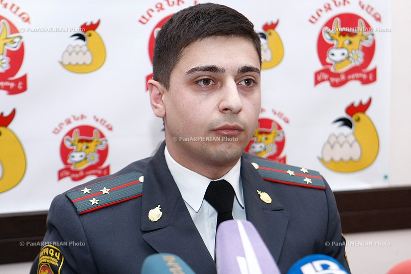 Press conference of Andrey Yashchyan, official from the cyber crime department at the Armenian Police