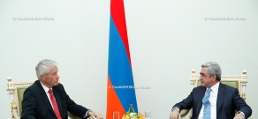 Armenian President Serzh Sargsyan receives Thorbjørn Jagland, secretary General of the Council of Europe