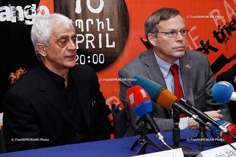 Joint press conference of dance company  «Bad Boys of Dance» and Armenian National Ballet
