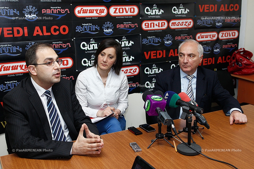 Press conference of Aram Sargsyan and Vladimir Vardanyan